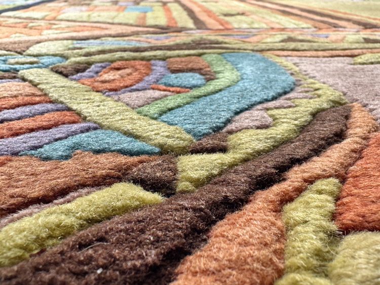 Vintage rug designed by Nini Ferrucci for YSSIMA, 1980s