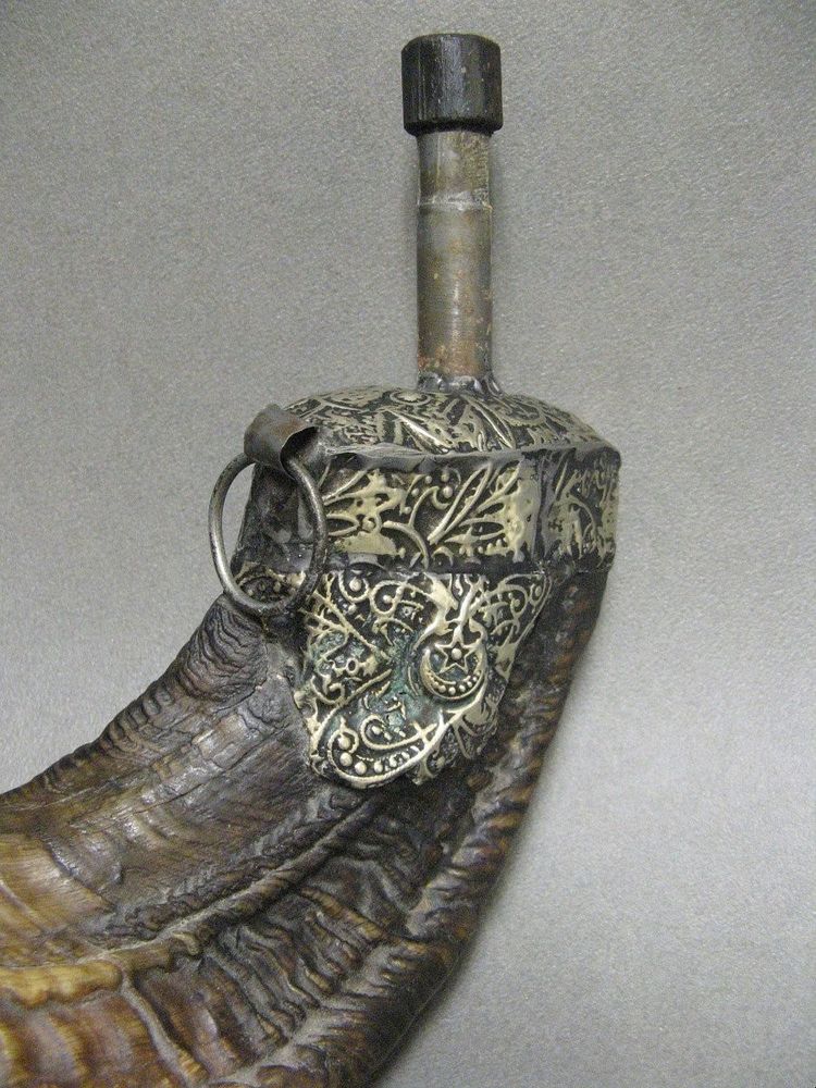 Large Powder Flask. Ottoman Empire.