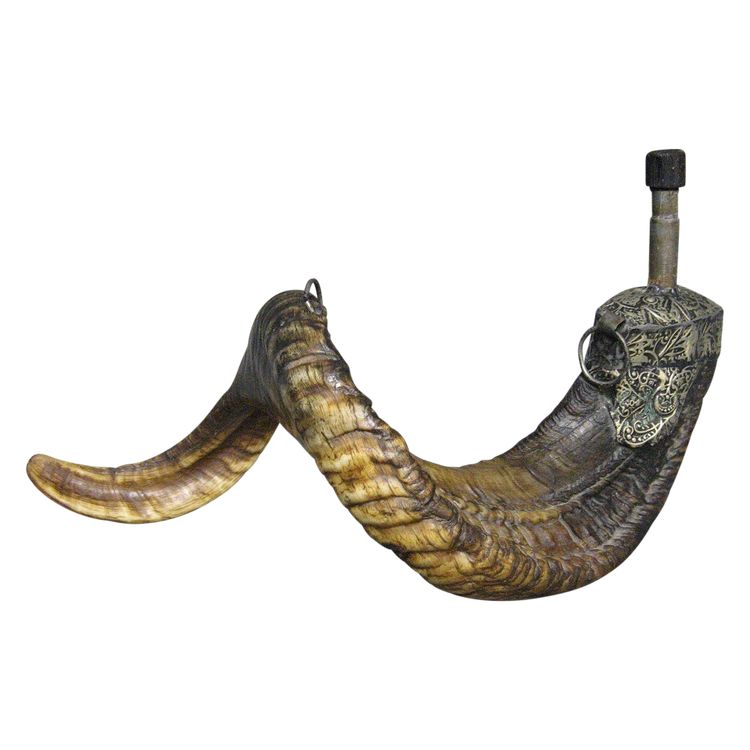 Large Powder Flask. Ottoman Empire.