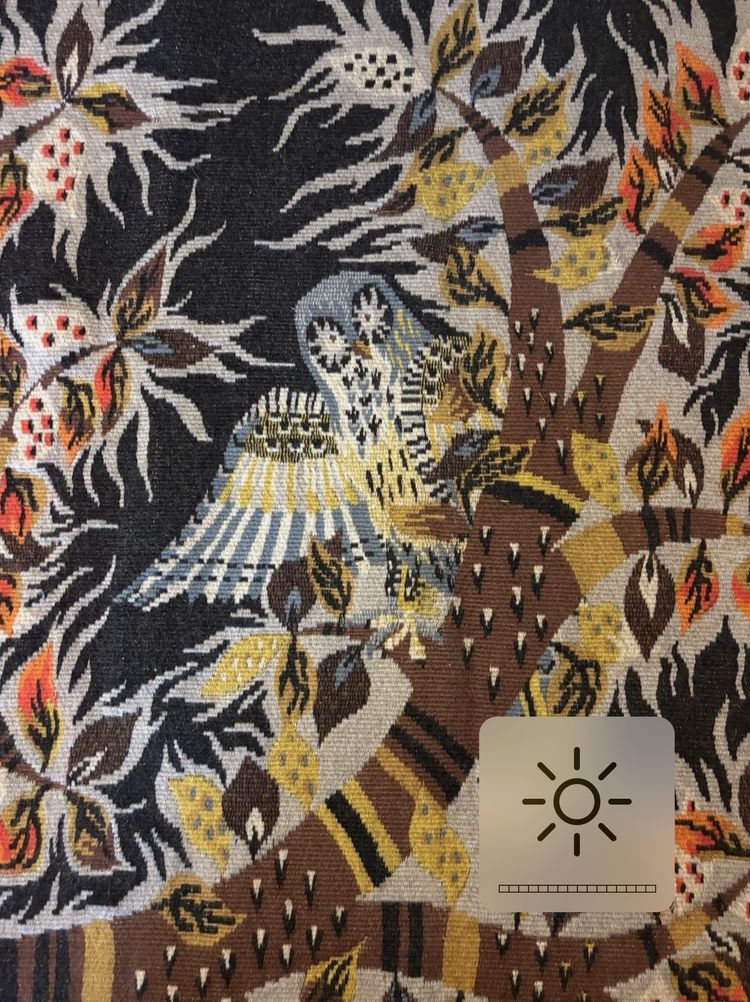 RAY & FOUR in Aubusson. Larger format (2.40m) "Jour & Nuit" wool tapestry