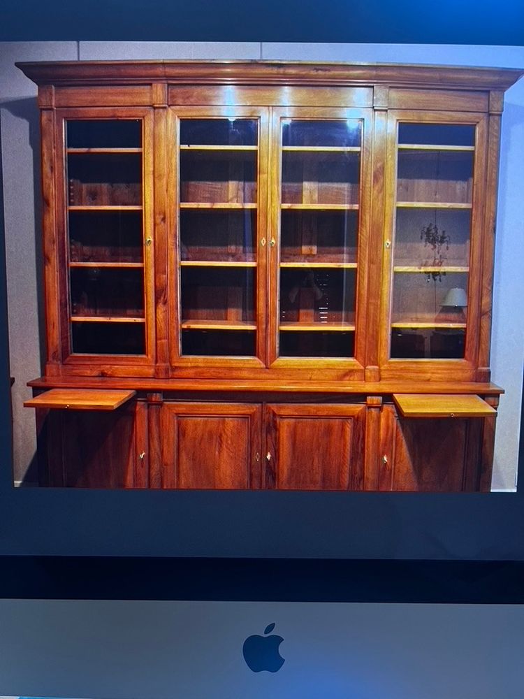 Libreria in noce massiccio