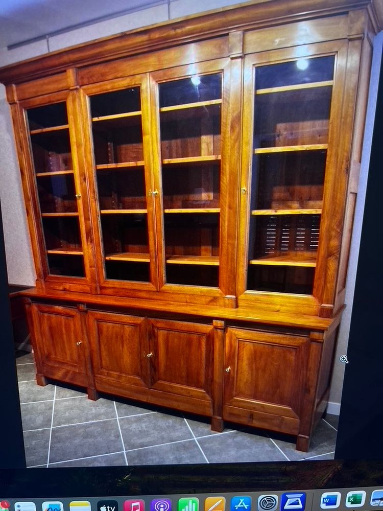 Libreria in noce massiccio