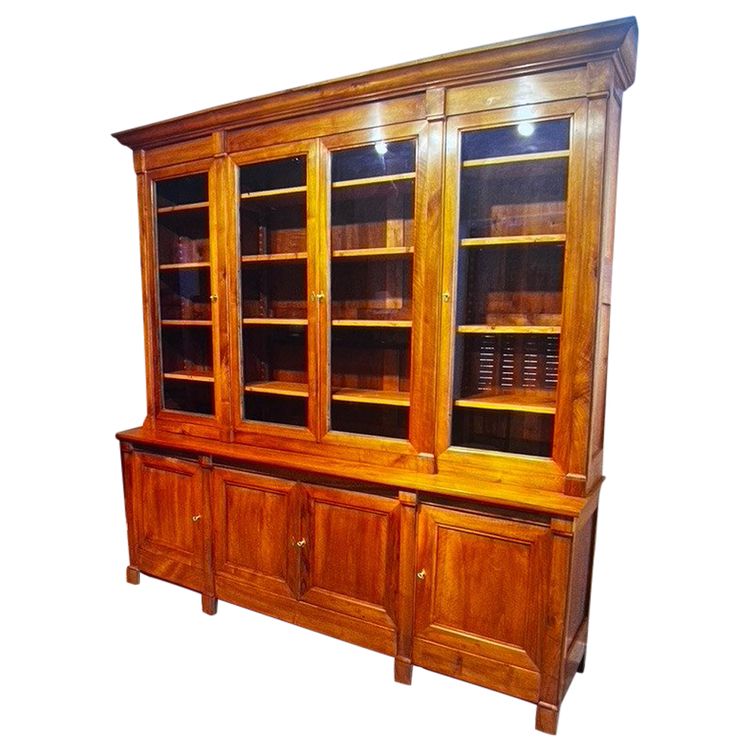Libreria in noce massiccio