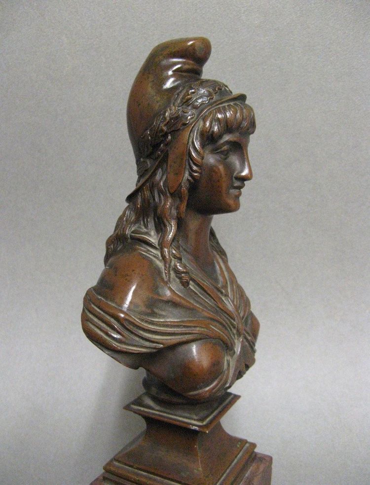 Franc Maçonnerie Buste De Marianne Bronze XIXe. 
