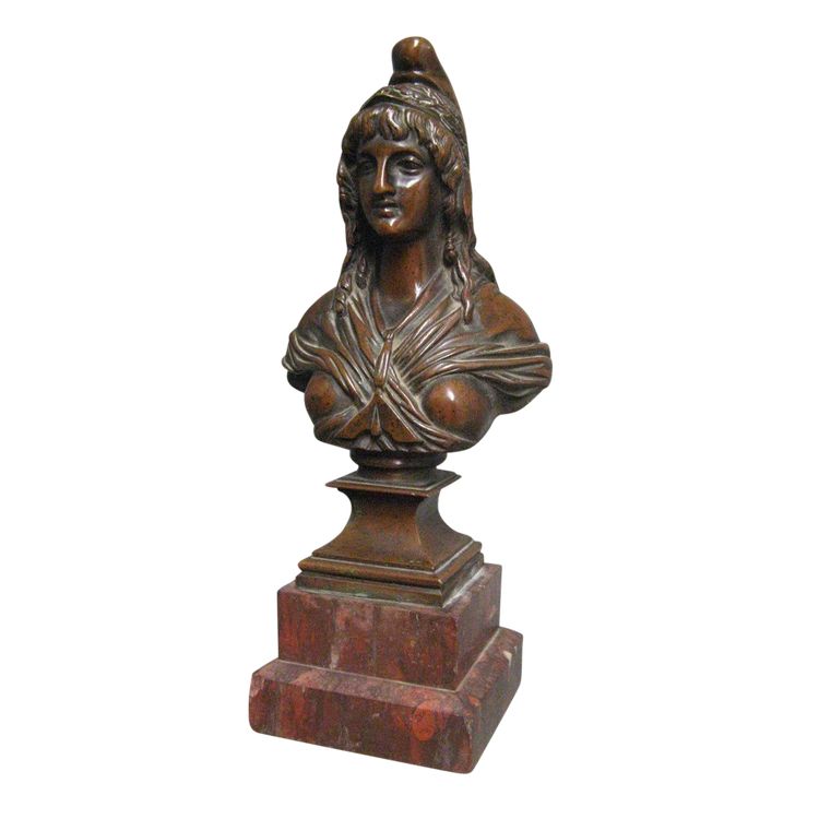 Franc Maçonnerie Buste De Marianne Bronze XIXe. 