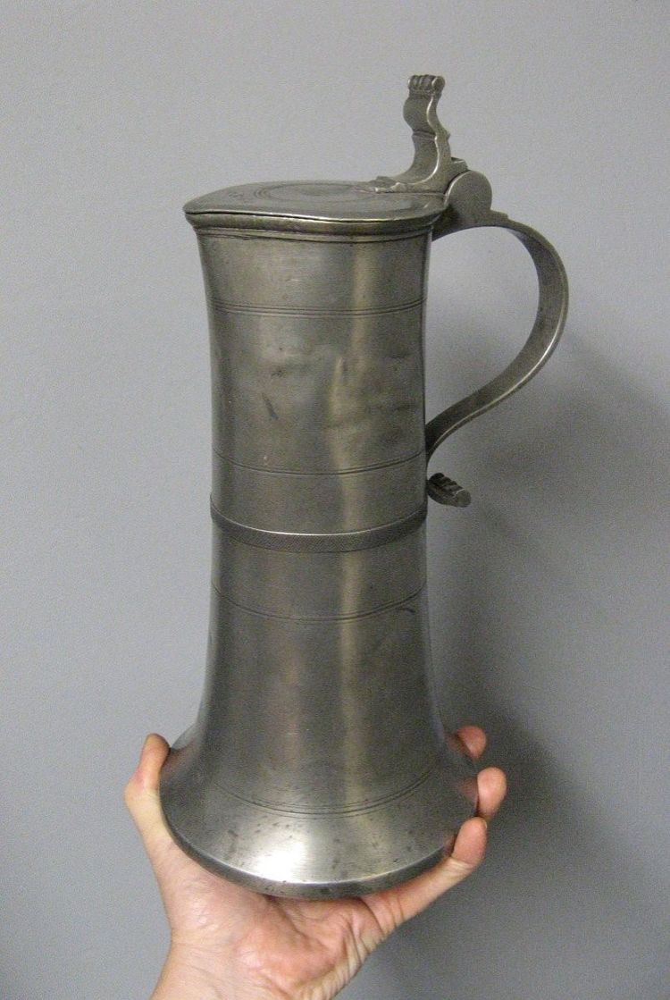 Pewter Wine Pitcher Strasbourg 1801. Empire - Consulate.