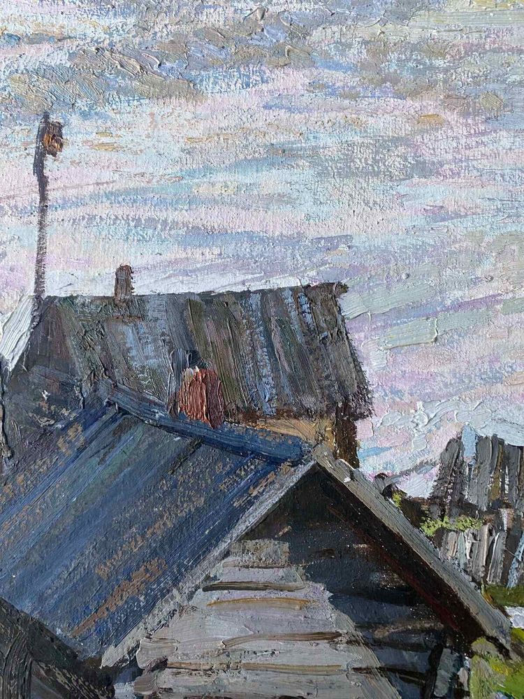 Gemälde HSP Pavel Dmitrievich SISSOIEV (1929-2001) Noguinsk Soura