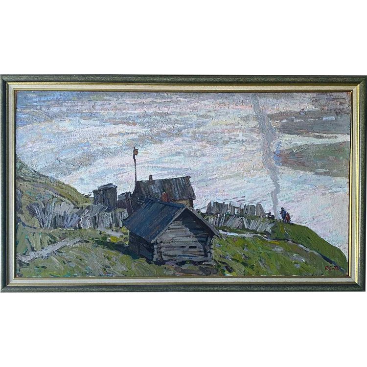 Gemälde HSP Pavel Dmitrievich SISSOIEV (1929-2001) Noguinsk Soura