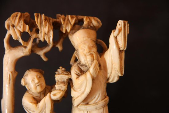 Okimono Chinois, D’époque Fin XIXe / Début XXe Siècle