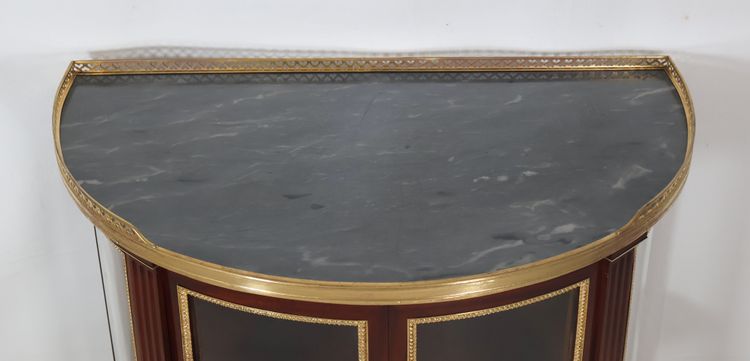 Half-moon display case attributed to Paul Sormani, late 19th century