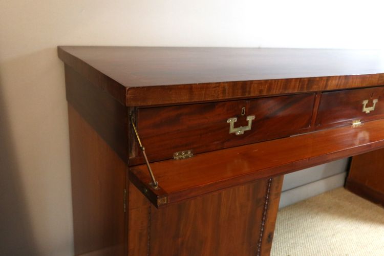 Console desserte en acajou XIXème