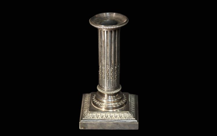 Small silver-plated candle holder  Signed Cailar-Bayard 