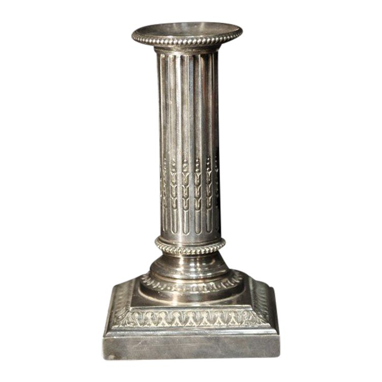 Small silver-plated candle holder  Signed Cailar-Bayard 