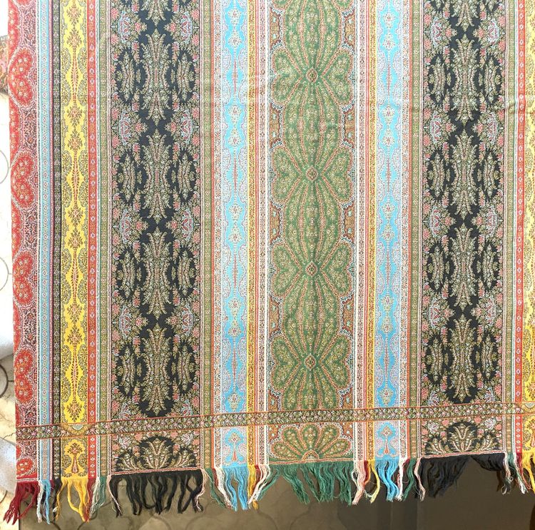Raro Scialle in Kashmir francese XIX Maison Biétry, Fornitore delle Loro Maestà Imperiali