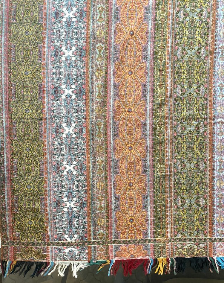Raro Scialle in Kashmir francese XIX Maison Biétry, Fornitore delle Loro Maestà Imperiali