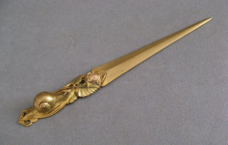 Gilded Bronze Art Nouveau Snail Paper Cup Signed Frécourt.