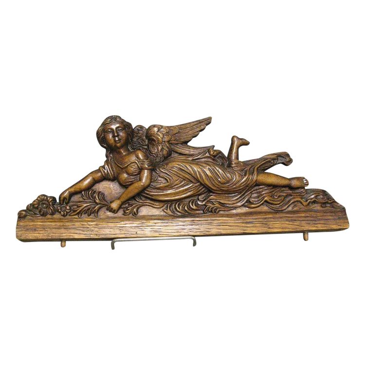 Möbelfront Aus Holz Geschnitzt Darstellung Athena XIX.