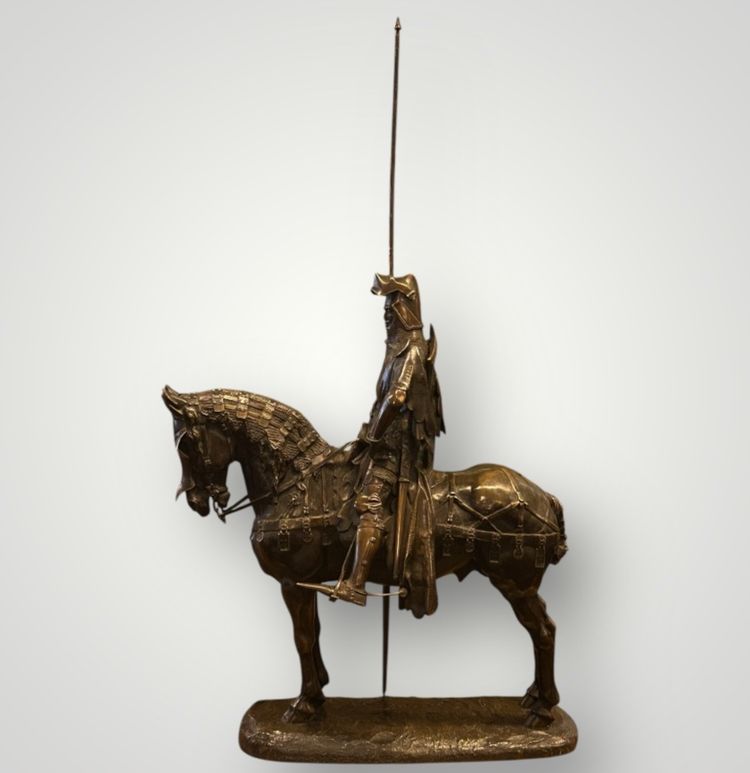 Emmanuel Frèmiet Paris (1824-1910) Bronze « le Duc D’orleans à Cheval » 