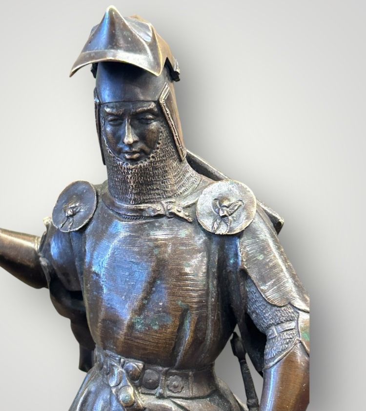 Emmanuel Frèmiet Paris (1824-1910) Bronze « le Duc D’orleans à Cheval » 