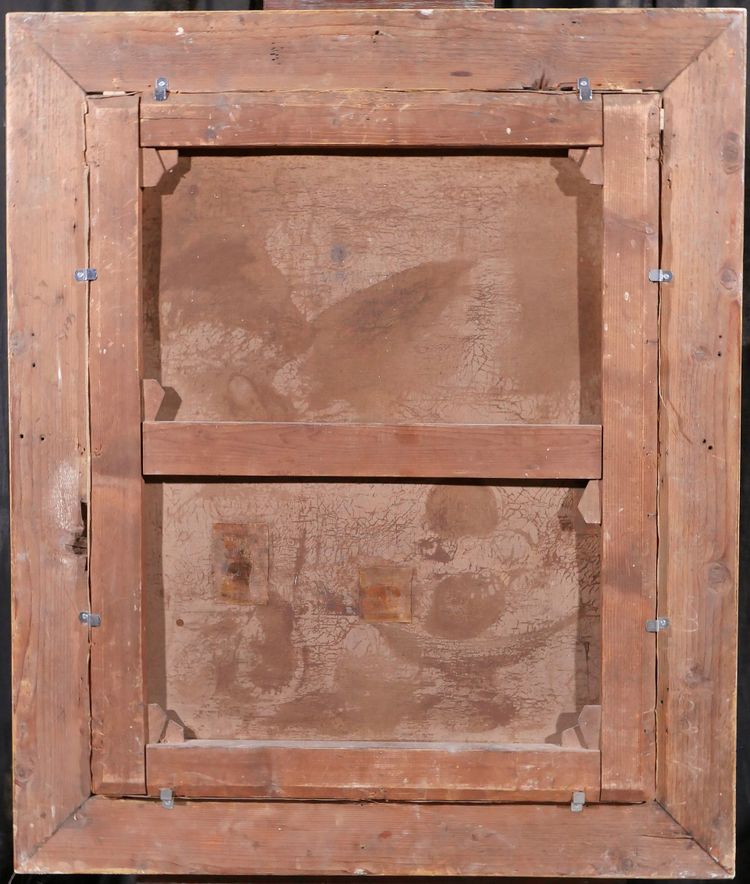Paul-Désiré TROUILLEBERT 1831-1900 Papagei und Früchtestillleben, Gemälde, um 1870