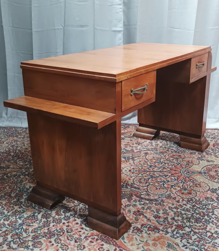 Art Deco console in burr walnut