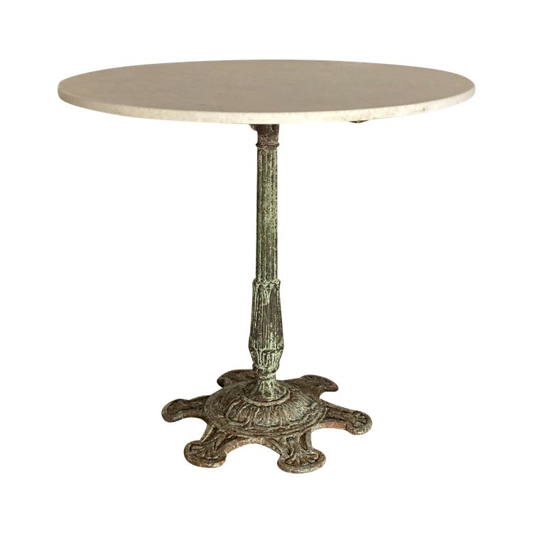 Cast-iron pedestal table XIX