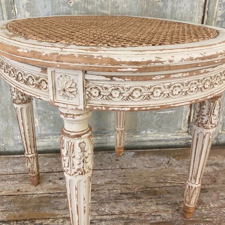 Louis XVI caned stool