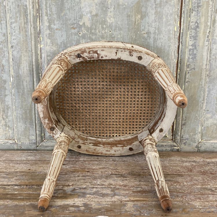 Louis XVI caned stool
