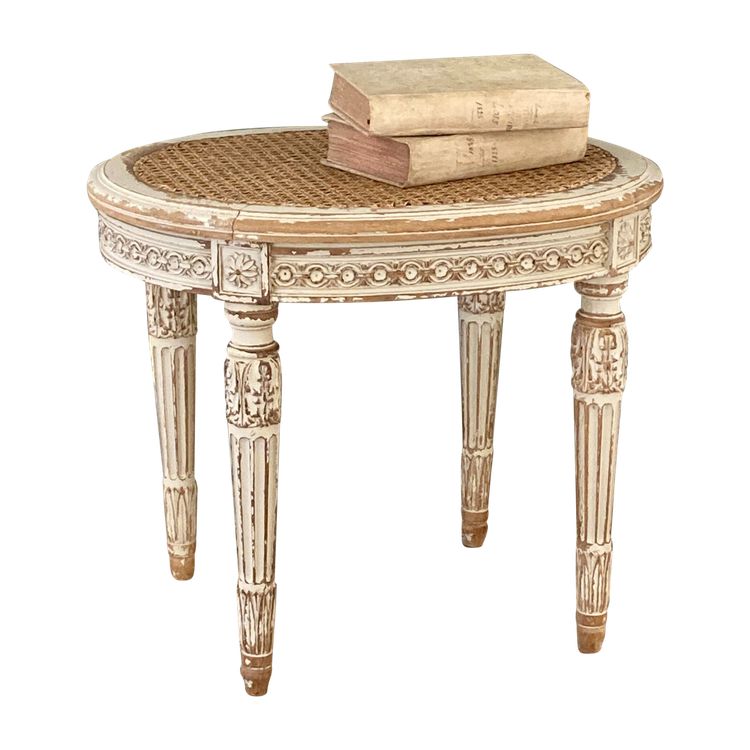 Louis XVI caned stool