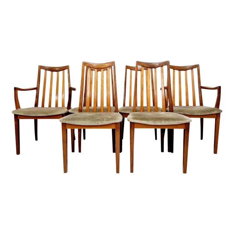 6 chaises de salle à manger vintage G-Plan