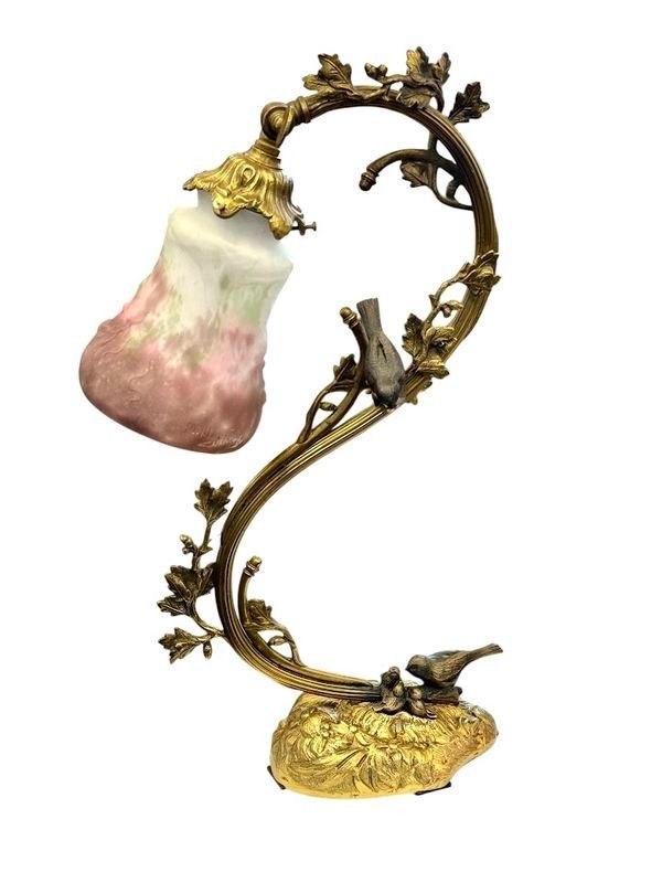 Muller Frères Lunéville Lampe à Poser Art Nouveau