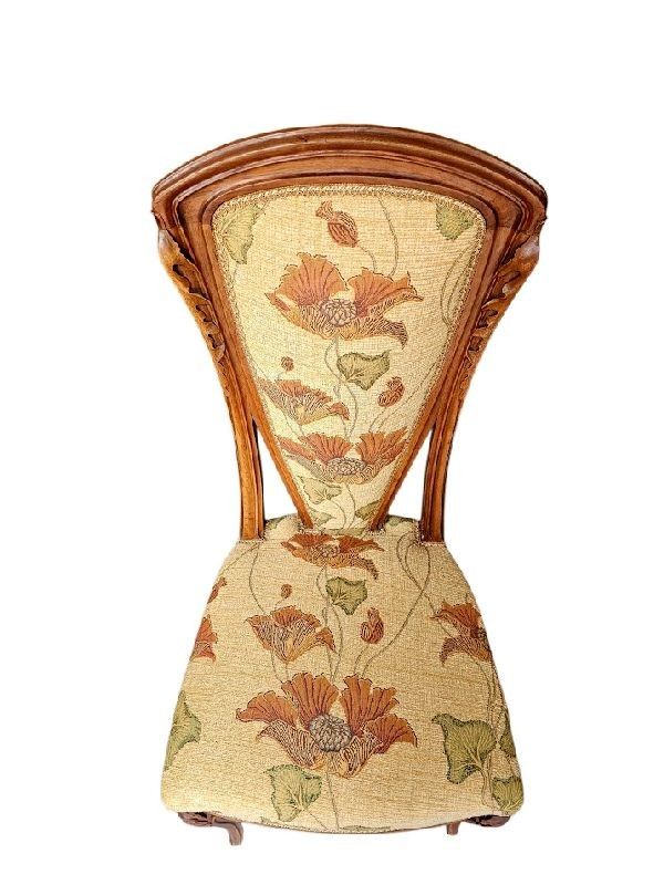 Louis Majorelle Pair of Art Nouveau "Chicorée" Chairs