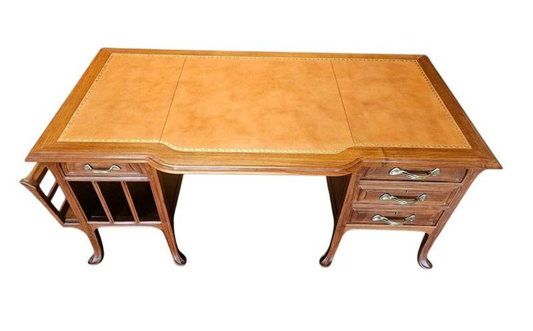 Abel Landry Großer Jugendstil-Schreibtisch Double Face