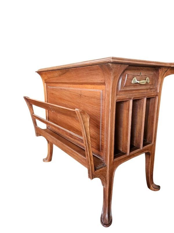 Abel Landry Großer Jugendstil-Schreibtisch Double Face