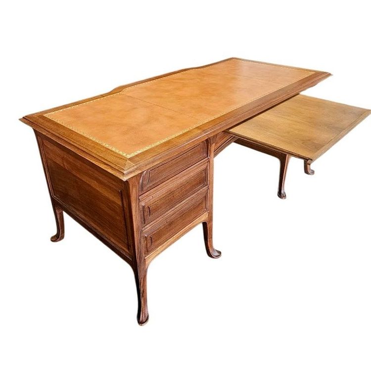 Abel Landry Großer Jugendstil-Schreibtisch Double Face