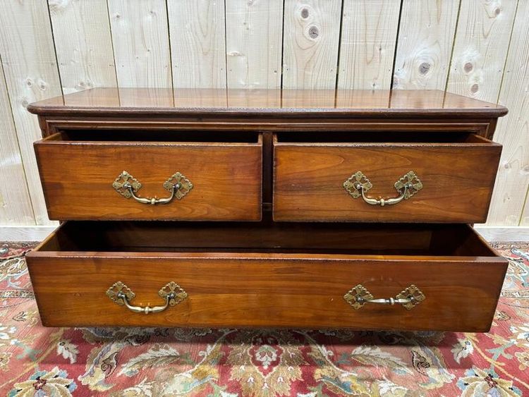 Meuble TV - Commode basse en merisier 