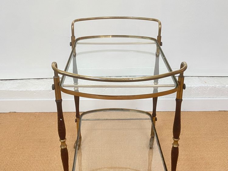 Italian trolley table, circa 1950.