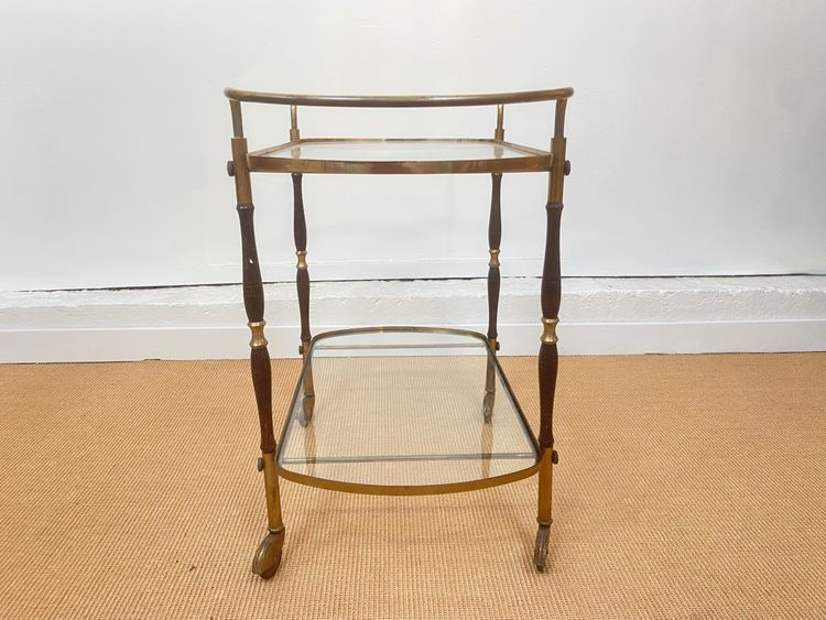 Italian trolley table, circa 1950.
