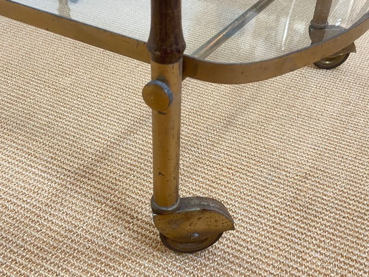 Italian trolley table, circa 1950.