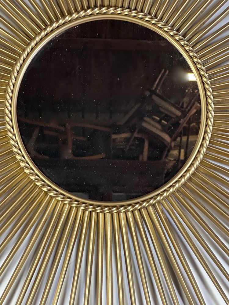 Miroir soleil Chaty Vallauris 1960 Diameter 95 cm