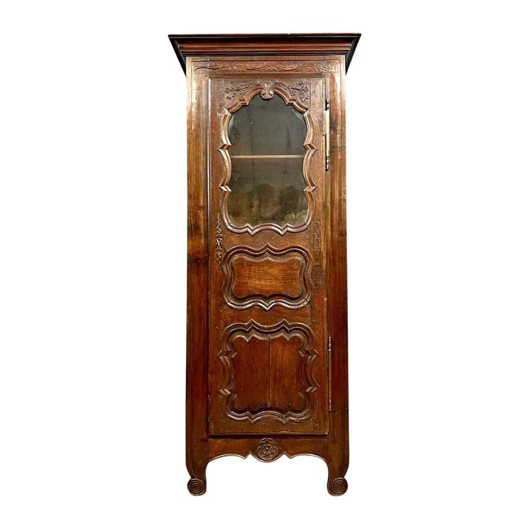 Credenza bonnetiere provenzale, epoca Luigi XV, rovere massiccio