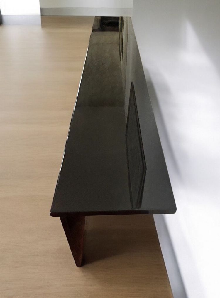 Giotto Stoppino & Ludovico Acerbis - Enfilade Schwarz lackiert Modell Sheraton Circa 1980