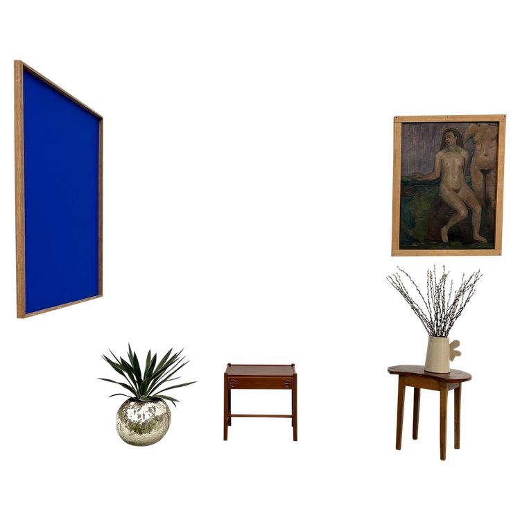Comodino in teak intagliato, Arne Wahl Iversen