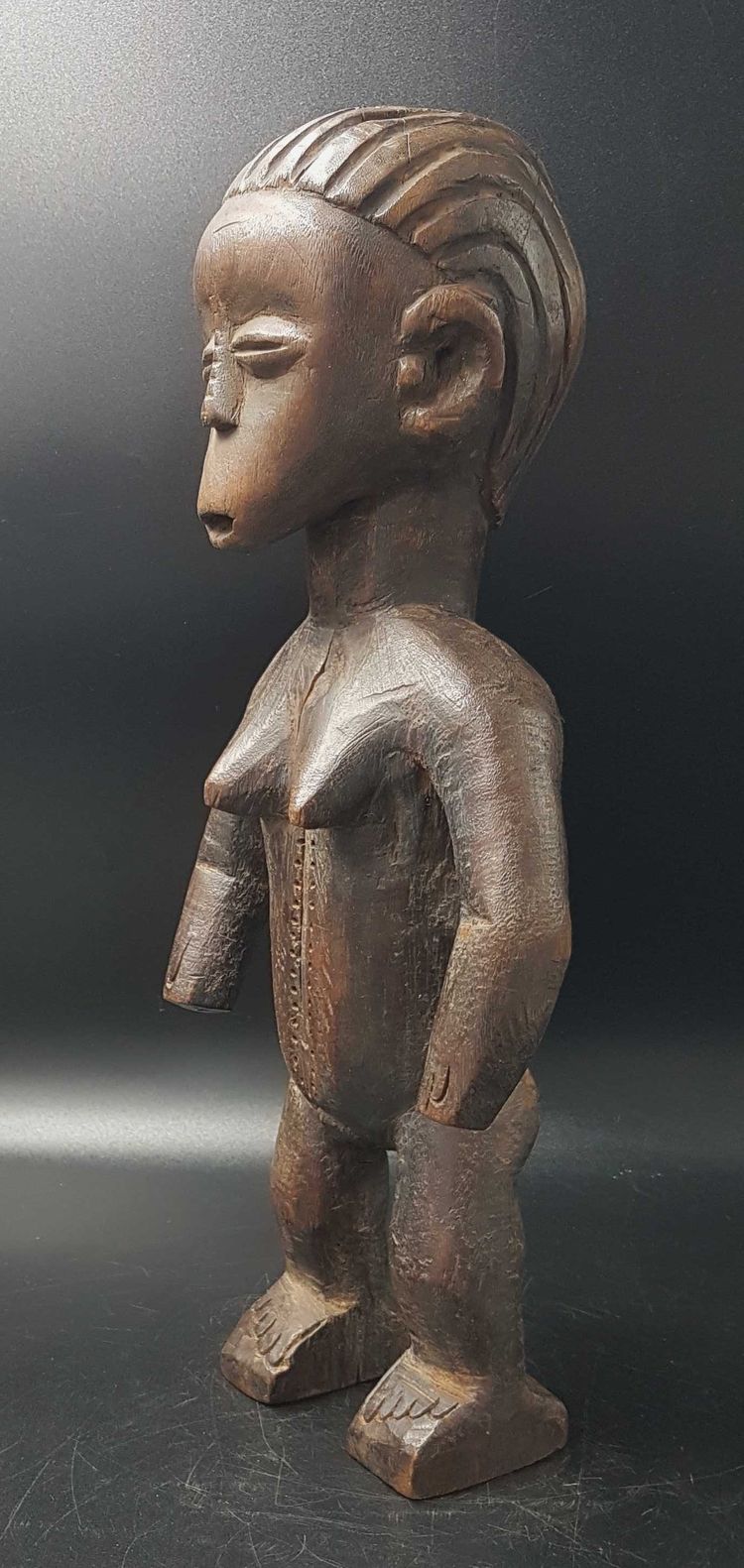 Statue des Ngbaka-Volkes, D.R. Kongo.