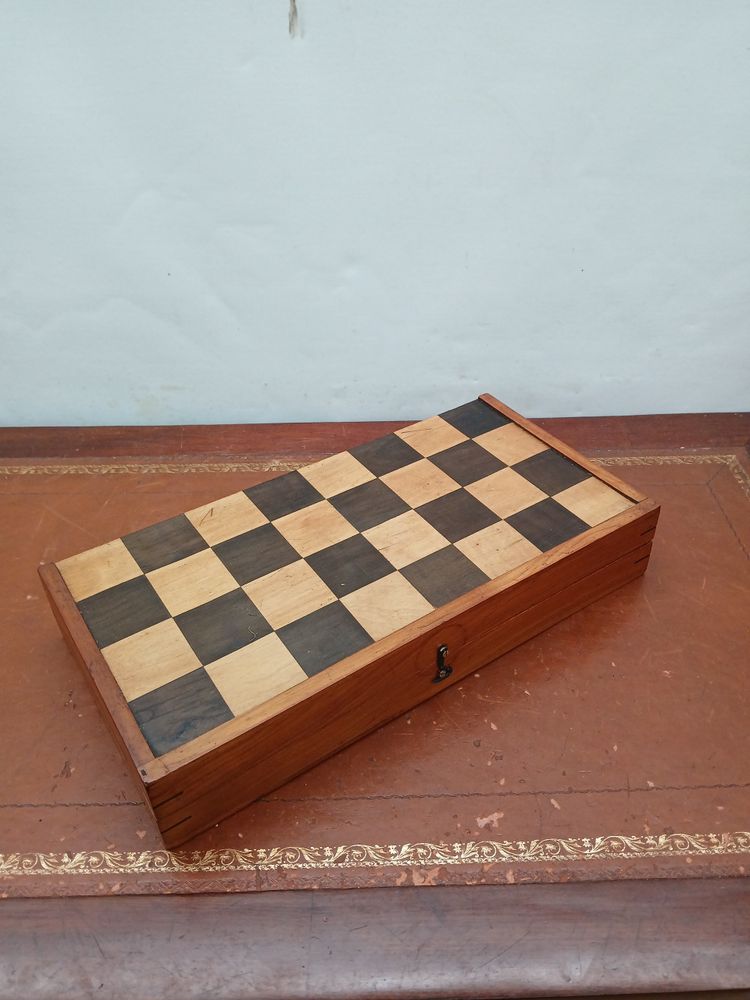 chess and backgammon set.