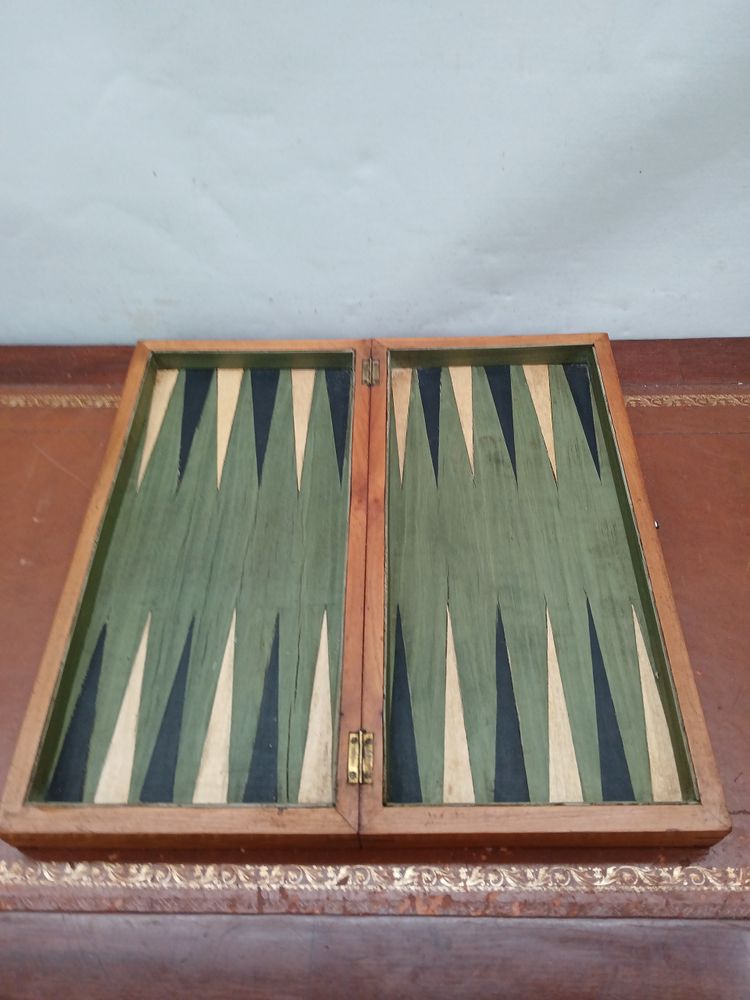 chess and backgammon set.