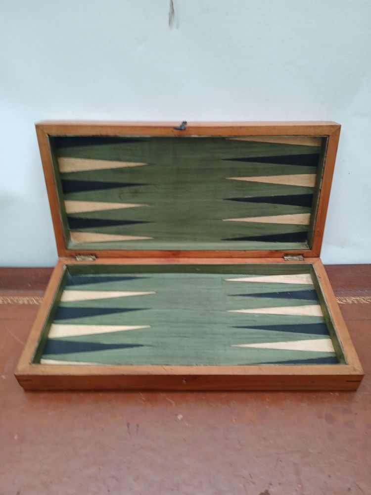 chess and backgammon set.