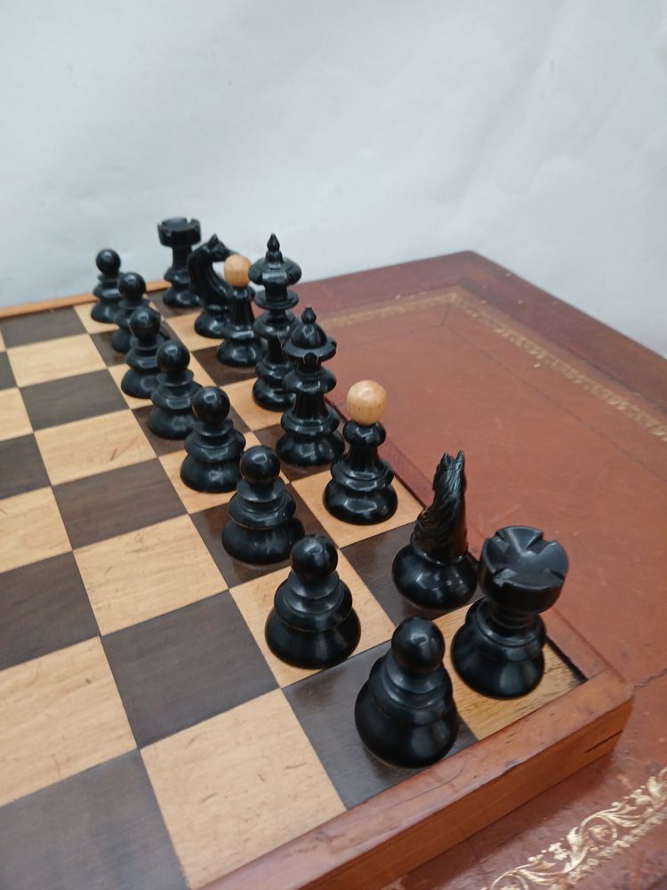 chess and backgammon set.