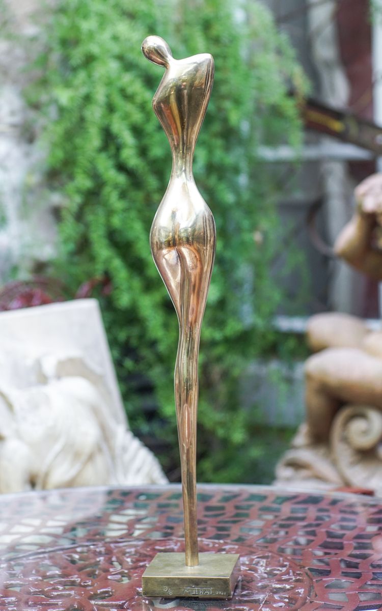 Michel ILHAT. Figura nuda in bronzo