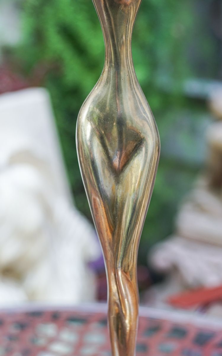 Michel ILHAT. Figura nuda in bronzo